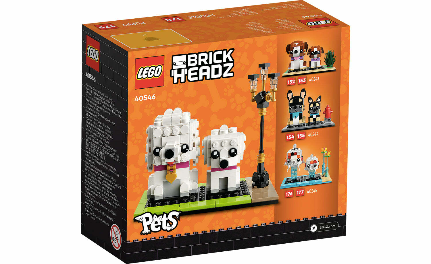 [飛米樂高積木磚賣店] LEGO 40546 BrickHeadz  貴賓狗