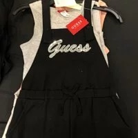 [S] GUESS RILEY ROMPER,BLACK/NOIR, GGV16084W-BLACK [FINAL SALE] (SGU122)