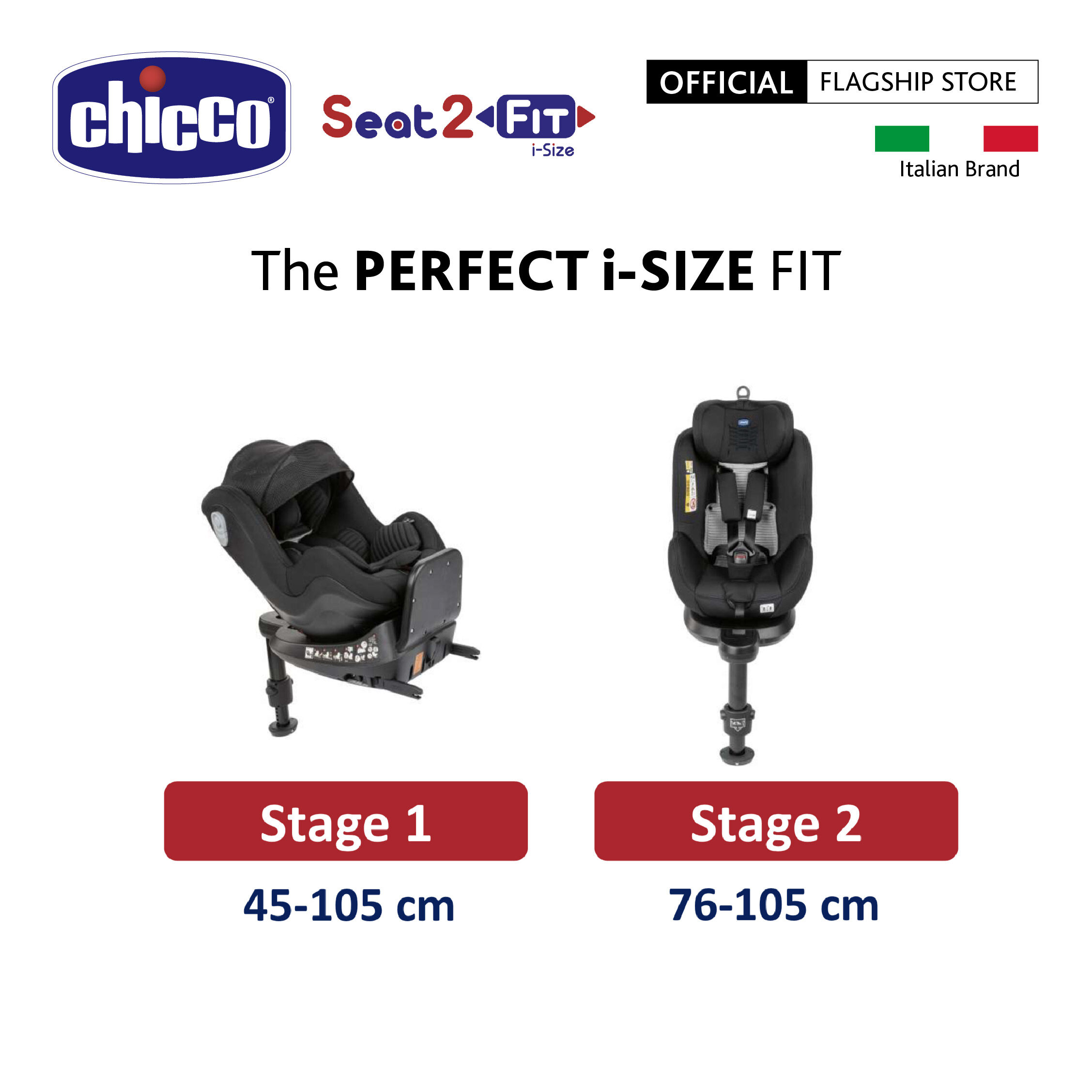 Chicco Seat2Fit I-Size 360 Spin Isofix Convertible Baby Car Seat