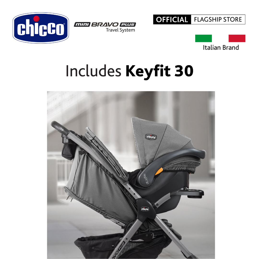 Chicco Mini Bravo Plus Travel System (Stroller & Car Seat)