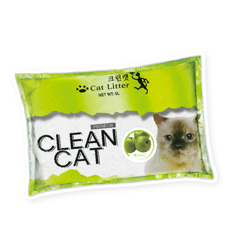 Clean Cat丨圓粒型膨潤土砂 (青蘋果味) 5L (CCW-01)