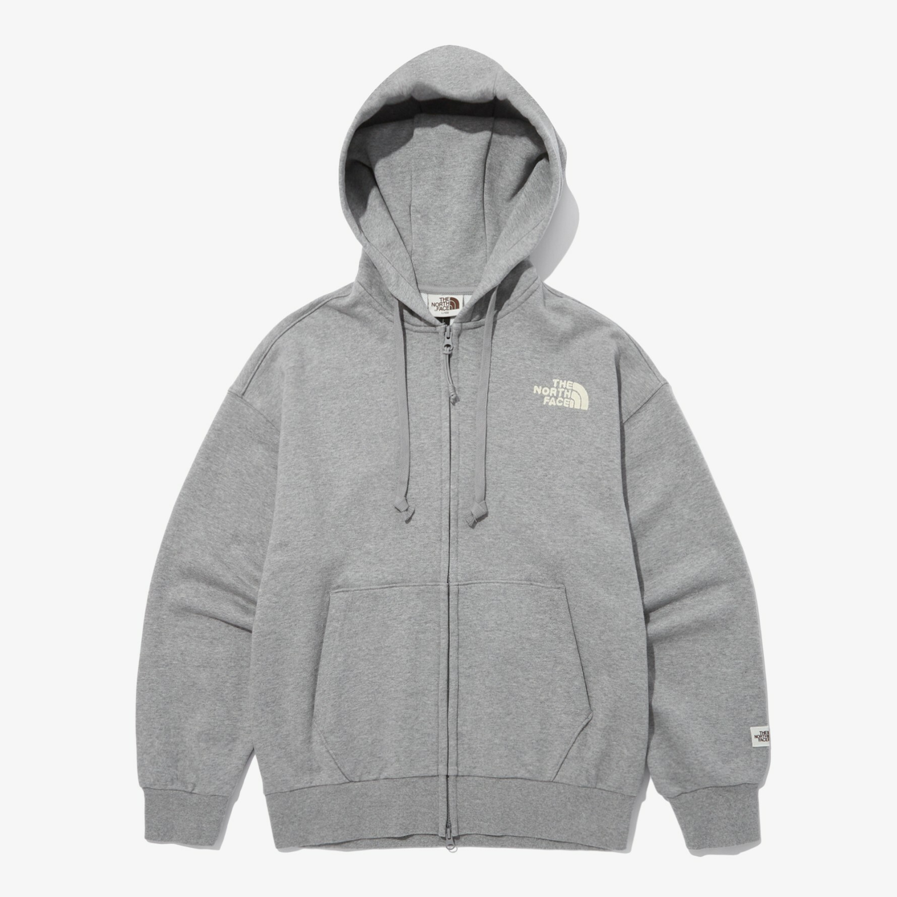 THE NORTH FACE 白標 BONNEY ZIP UP 連帽外套 灰 NJ5JN51K