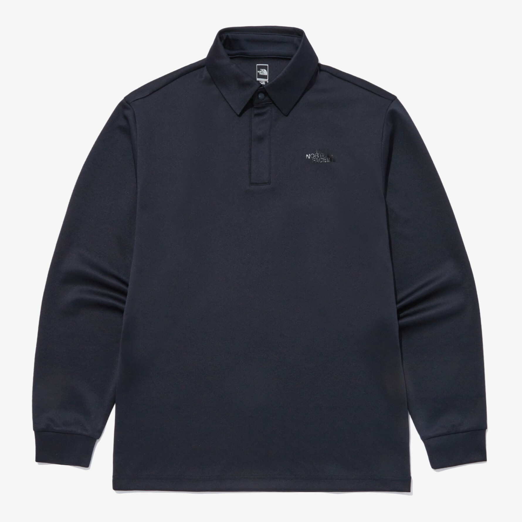 THE NORTH FACE SEED TECH L/S POLO衫 長袖 深藍 NT7QN70B