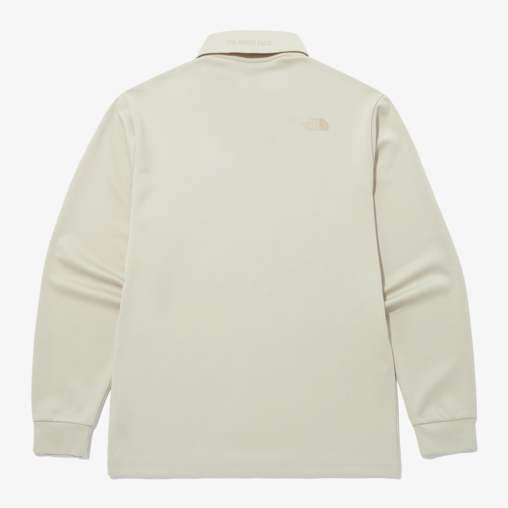 THE NORTH FACE SEED TECH L/S POLO衫 長袖 白 NT7QN70C