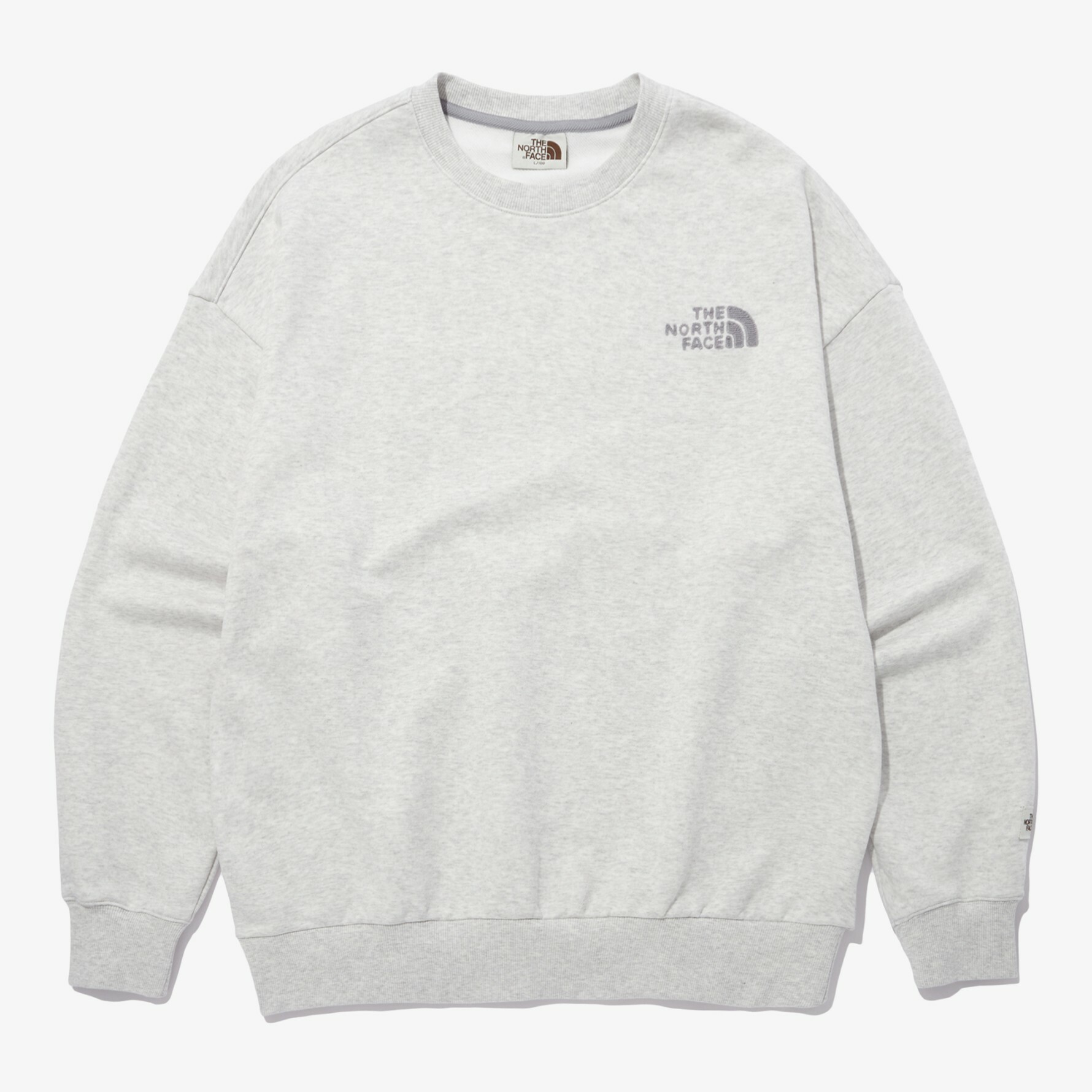 THE NORTH FACE 白標 BONNEY SWEATSHIRTS 長袖 衛衣 燕麥灰 NM5MN50K