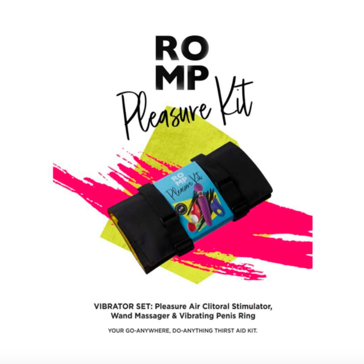 〔德國品牌〕ROMP Pleasure Kit 3件性趣玩具套裝: 持久環，陰蒂吸啜器及按摩棒