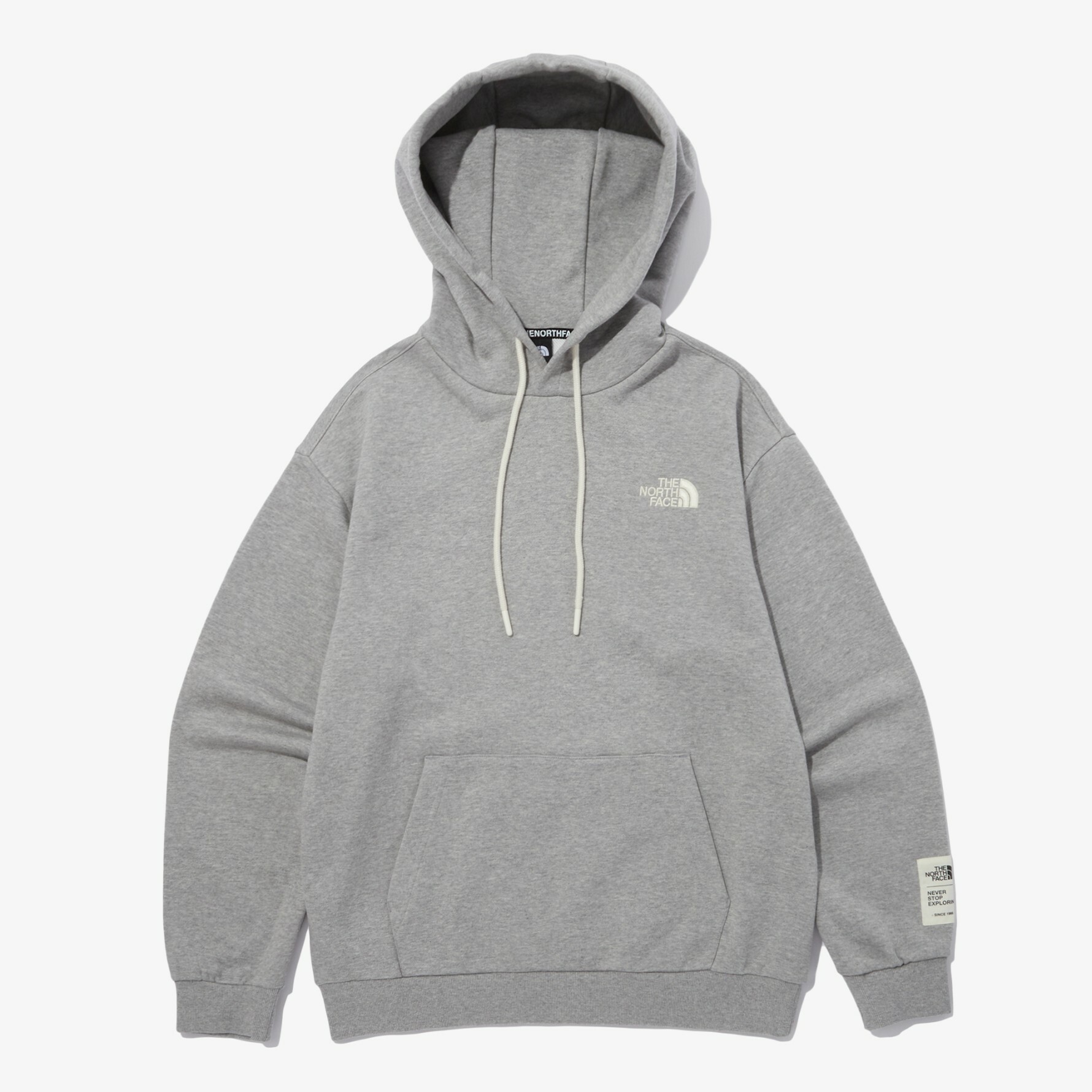 THE NORTH FACE ESSENTIAL HOODIE 帽T 長袖 灰 NM5PN55B
