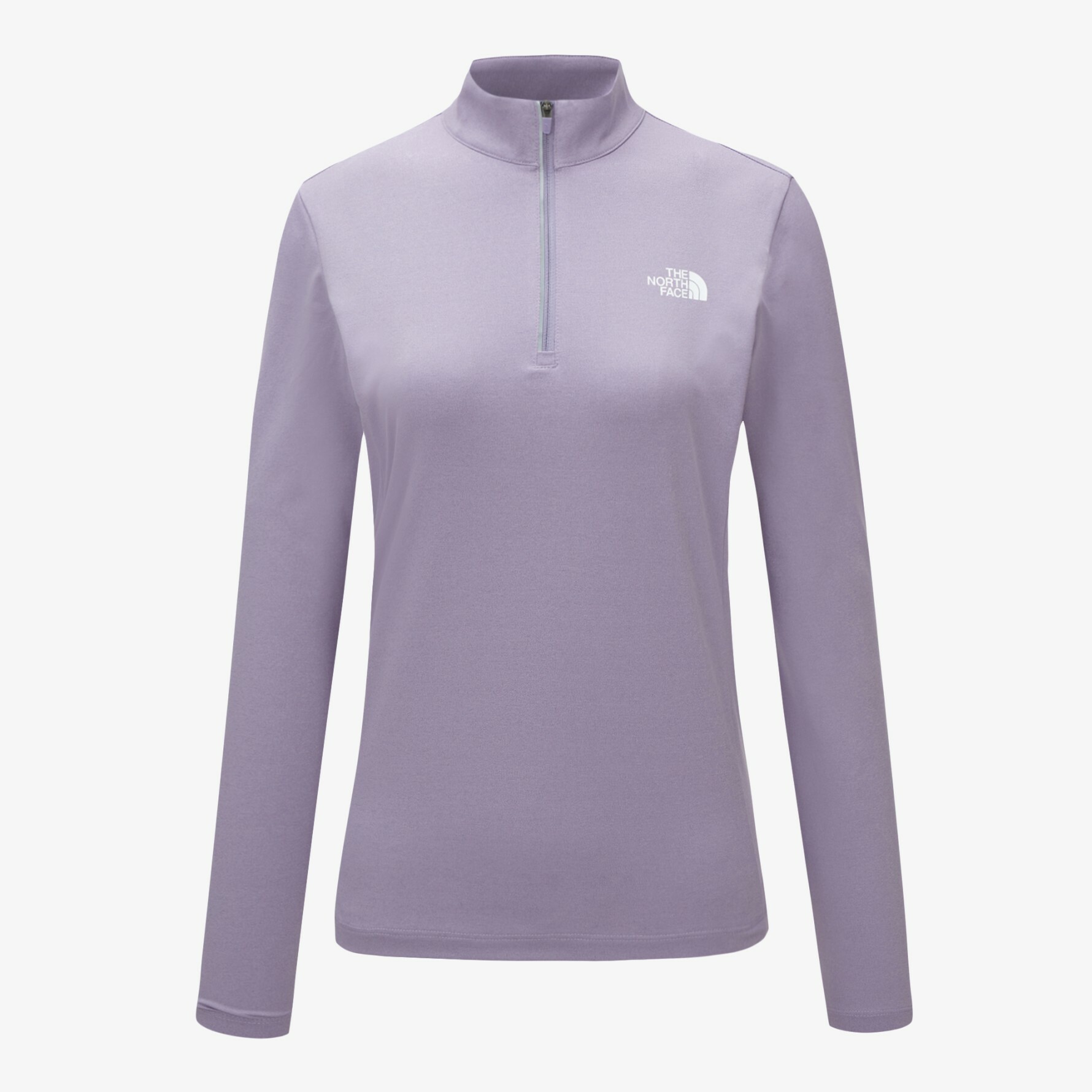 THE NORTH FACE FALL L/S ZIP TEE 女 運動 訓練 長袖 紫 NT7LN80B