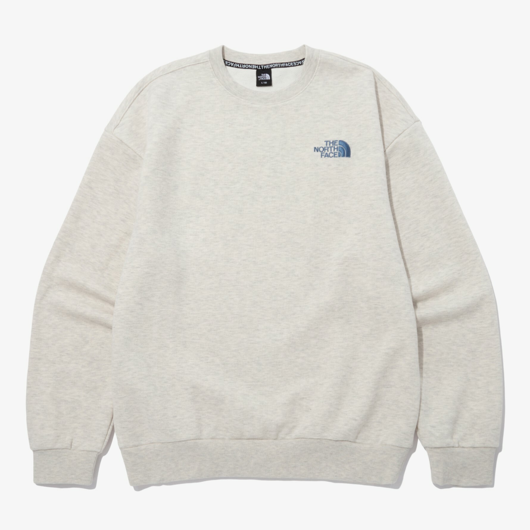 THE NORTH FACE FALL VERSATILE 山峰 長袖 衛衣 大學T 灰白 NM5MN53C