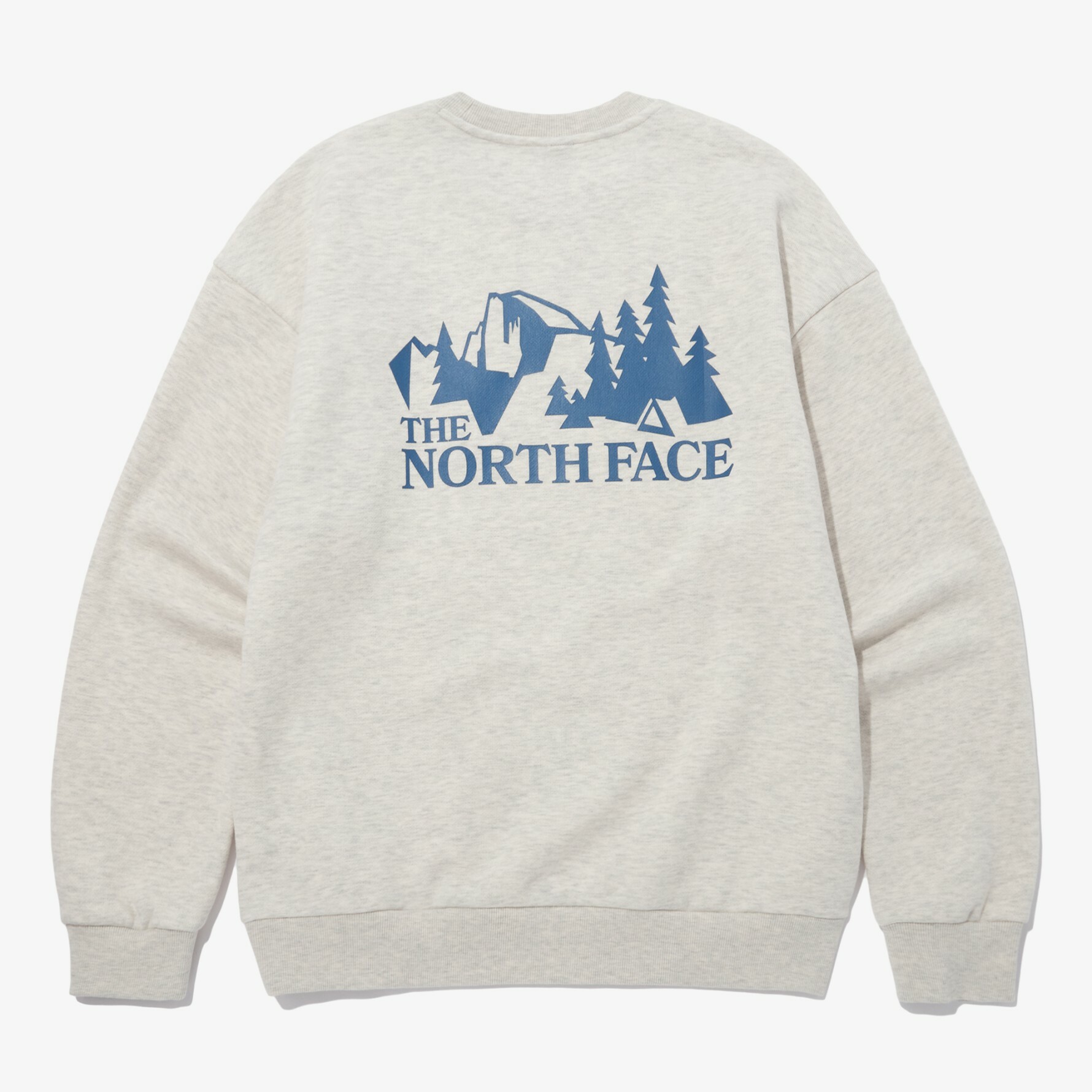 THE NORTH FACE FALL VERSATILE 山峰 長袖 衛衣 大學T 灰白 NM5MN53C