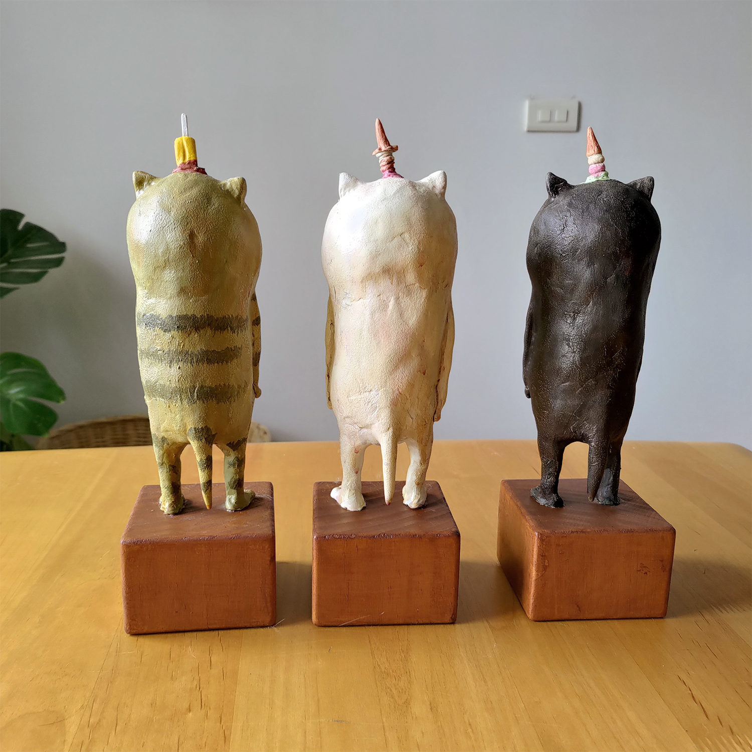 【ehcat貓室友】貓公仔雕塑-夏天冰棒系列