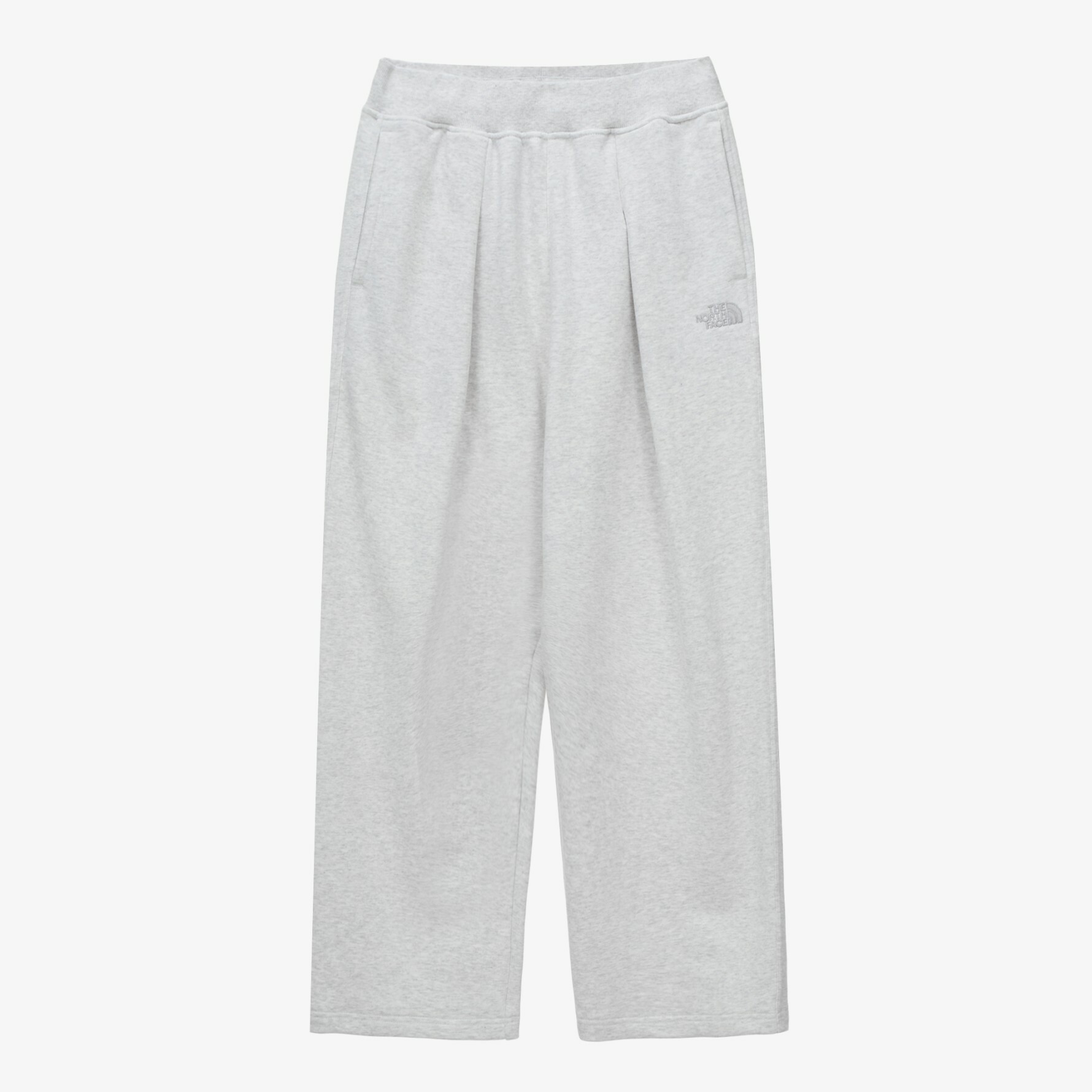 THE NORTH FACE 白標 SWEATPANTS 直筒 運動 長褲 灰白 NP6KN52L