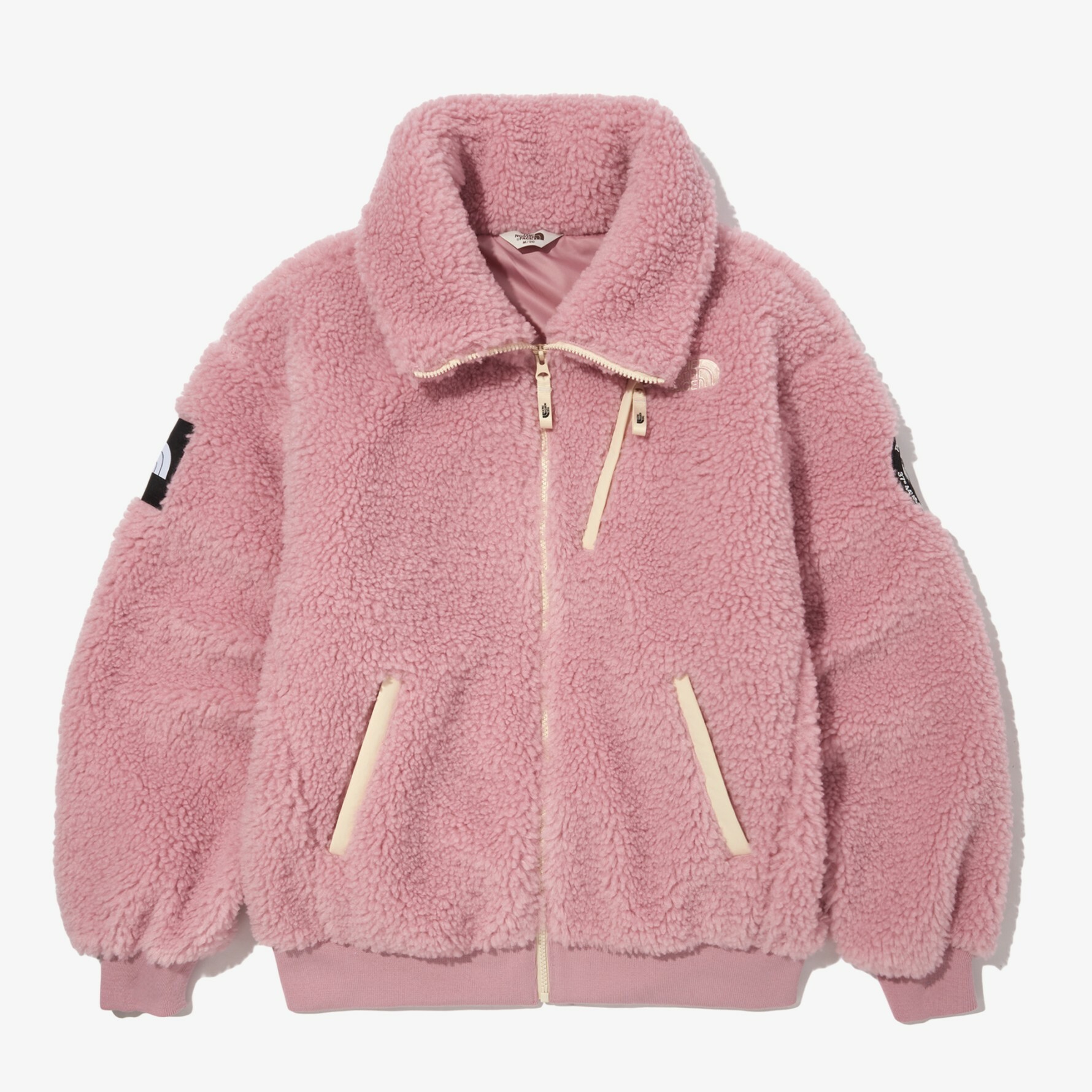 THE NORTH FACE 白標 女 NOVELTY RIMO 抓毛絨 外套 粉 NJ4FN80M