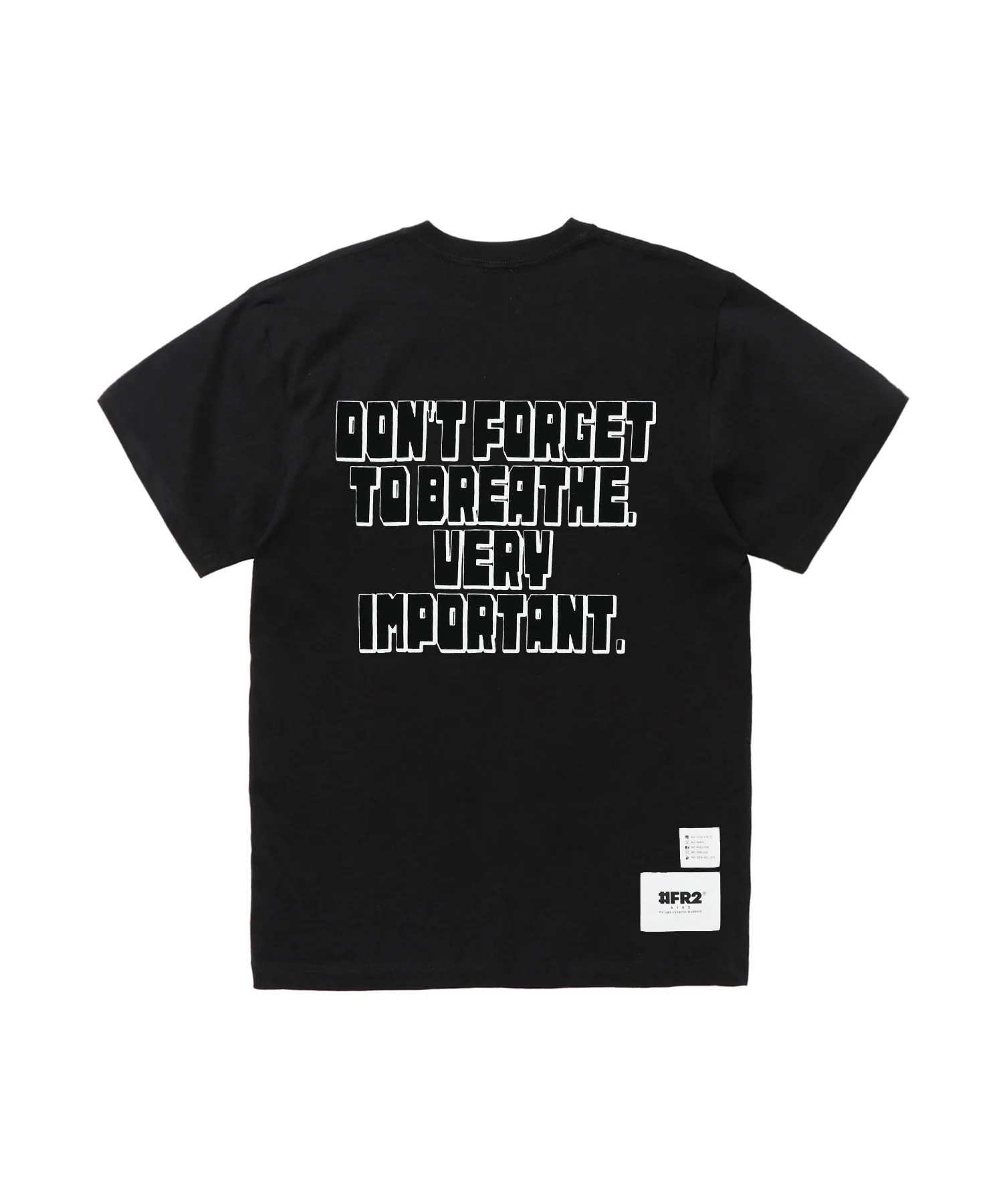 FR2 MASK ON MASK OFF TEE 口罩短袖 黑 男女款 FR2-11 [台灣現貨]