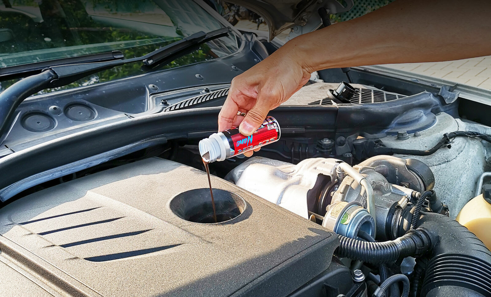 super nano engine restorer 超級引擎修復劑 50g with bmw 118i engine