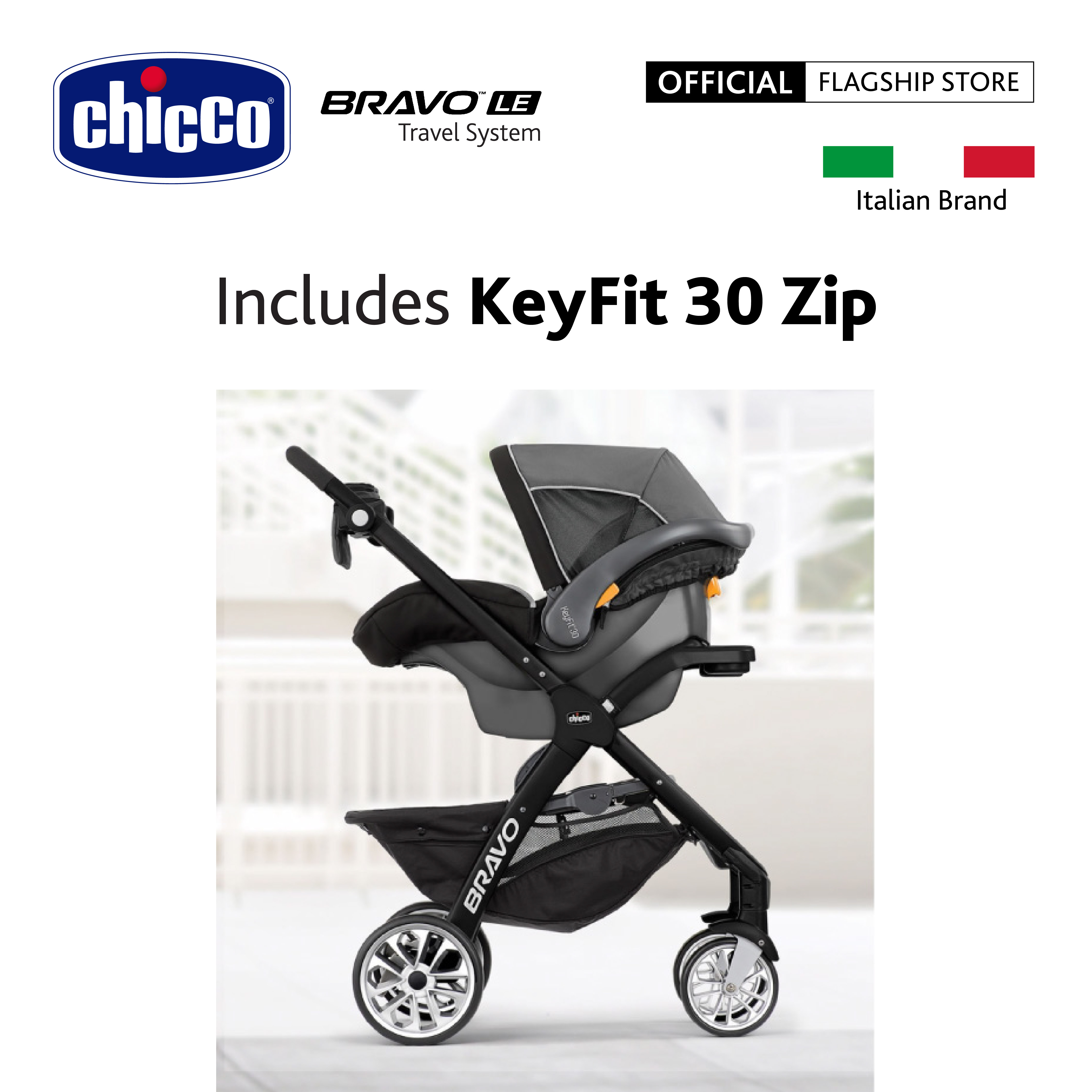 Bravo Travel Chicco Lilla Travel System Chicco Bravo 3-in-1 Quick