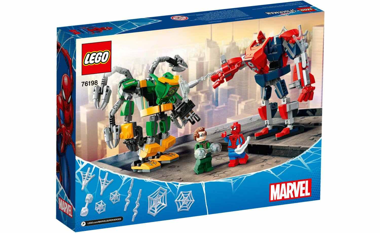 [飛米樂高積木磚賣店] LEGO 76198 Marvel- 蜘蛛人與章魚博士的機甲之戰