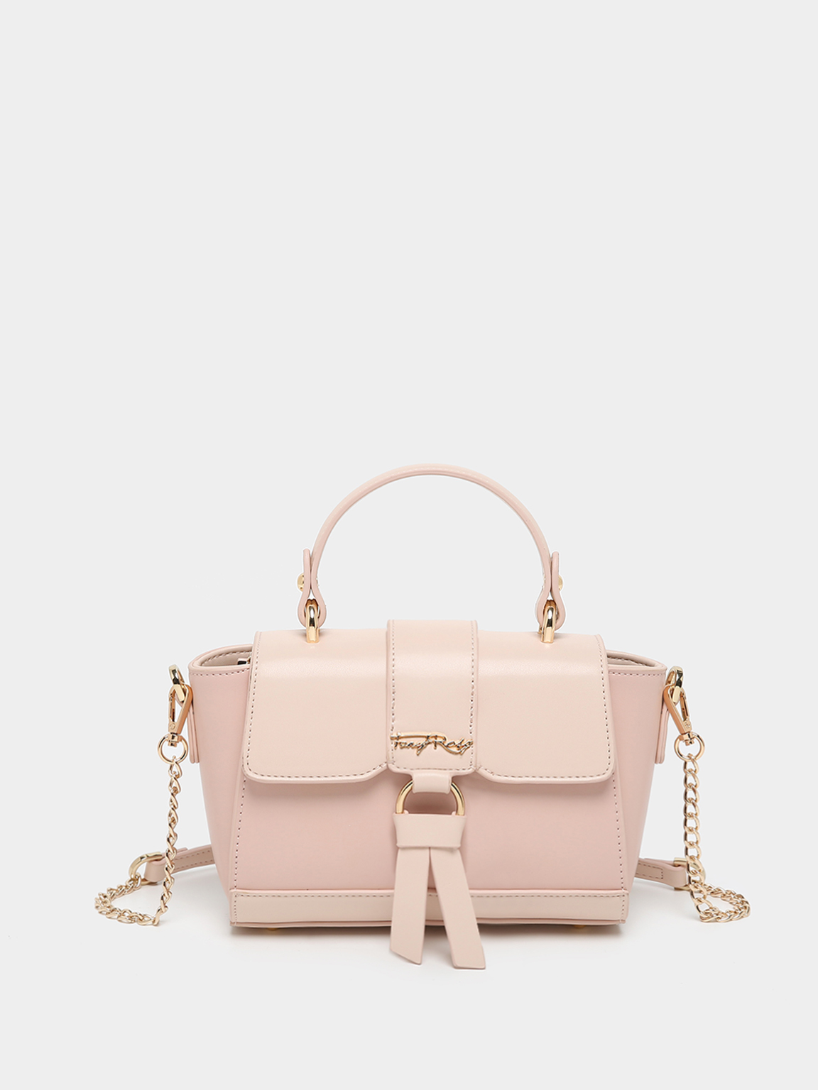 Fancy Bow Bow Top Handle Shoulder Bag
