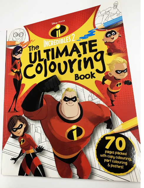 Incredibles 2 The Ultimate Colouring Book