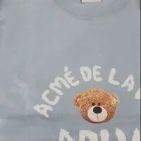 [S] ADLV TEDDY BEAR DOLL SHORT SLEEVE T-SHIRT,SKY BLUE, ADLV22SS-SSADSB-TBD (SAV71)