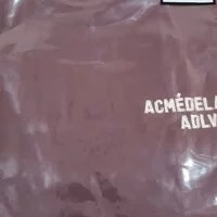 [S] ADLV LOGO PLAY STITCH EMBROIDERED SHORT SLEEVE T-SHIRT,WINE, ADLV21FW-SSLSTE-WNE (SAV76)