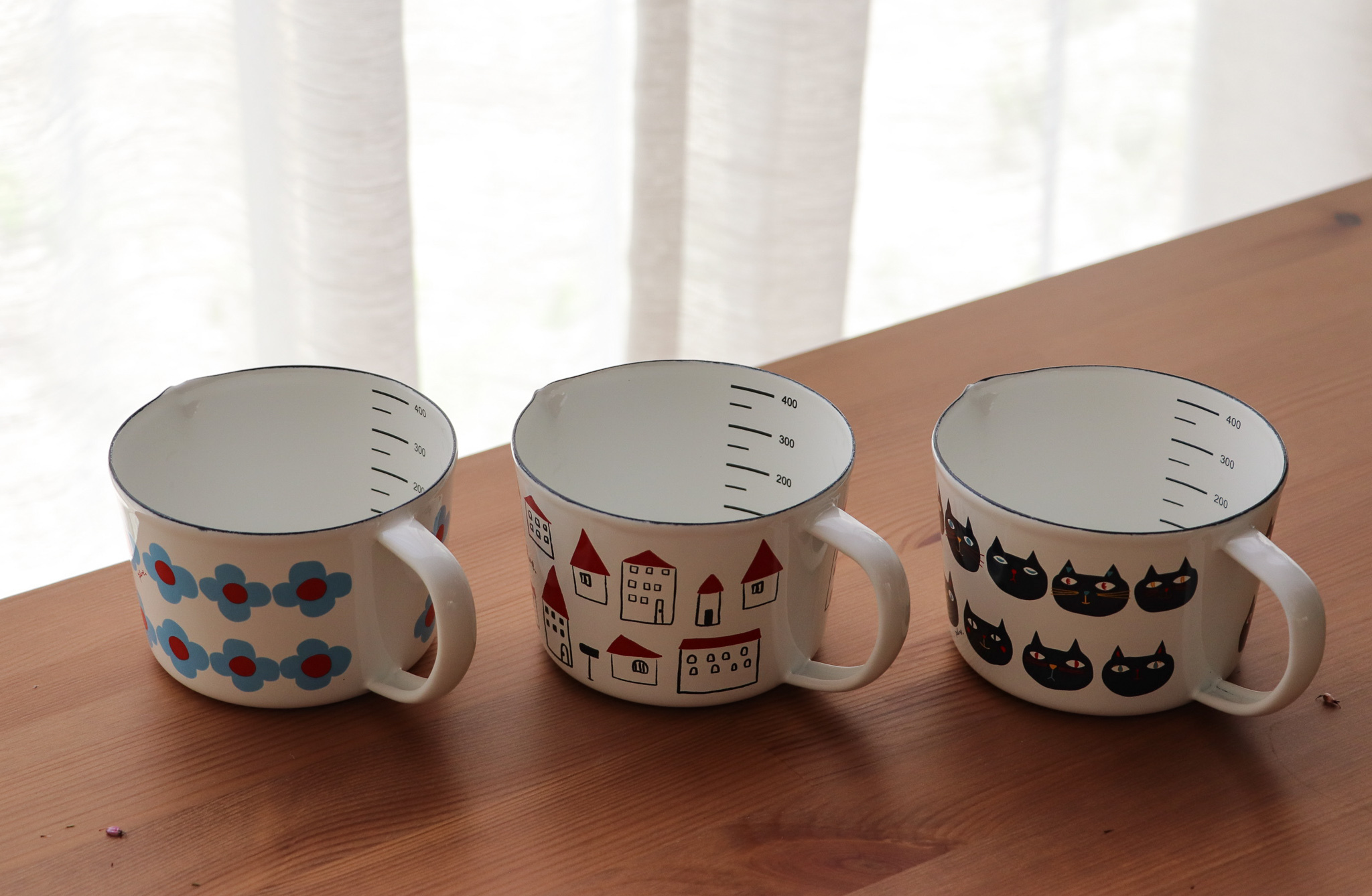 Plune北歐風 琺瑯量杯