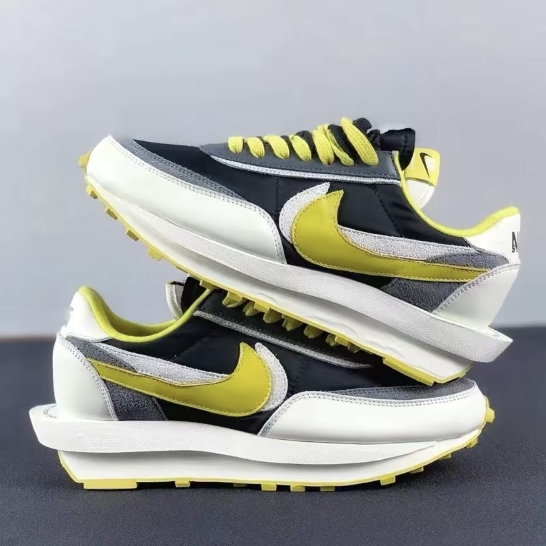 【APAIR】現貨 UNDERCOVER x Sacai x Nike LDwaffle 黑黃 DJ4877-001