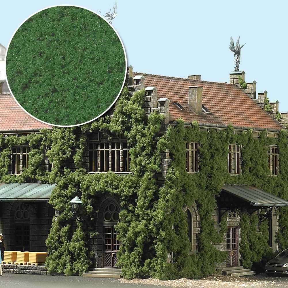 Busch 7342 Foliage Medium Green 帶纖維的樹粉 爬葶植物用 中綠色 15 x 25 cm