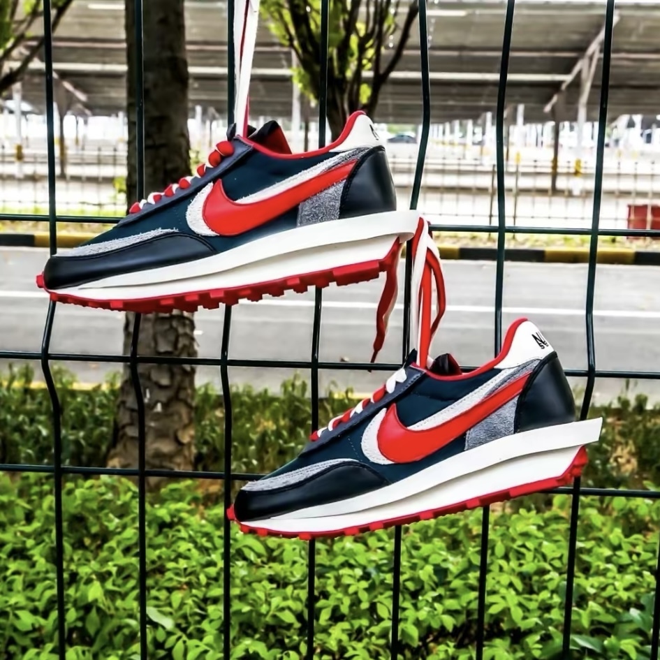 【APAIR】代購 UNDERCOVER x Sacai x Nike LDwaffle 黑紅 DJ4877-300