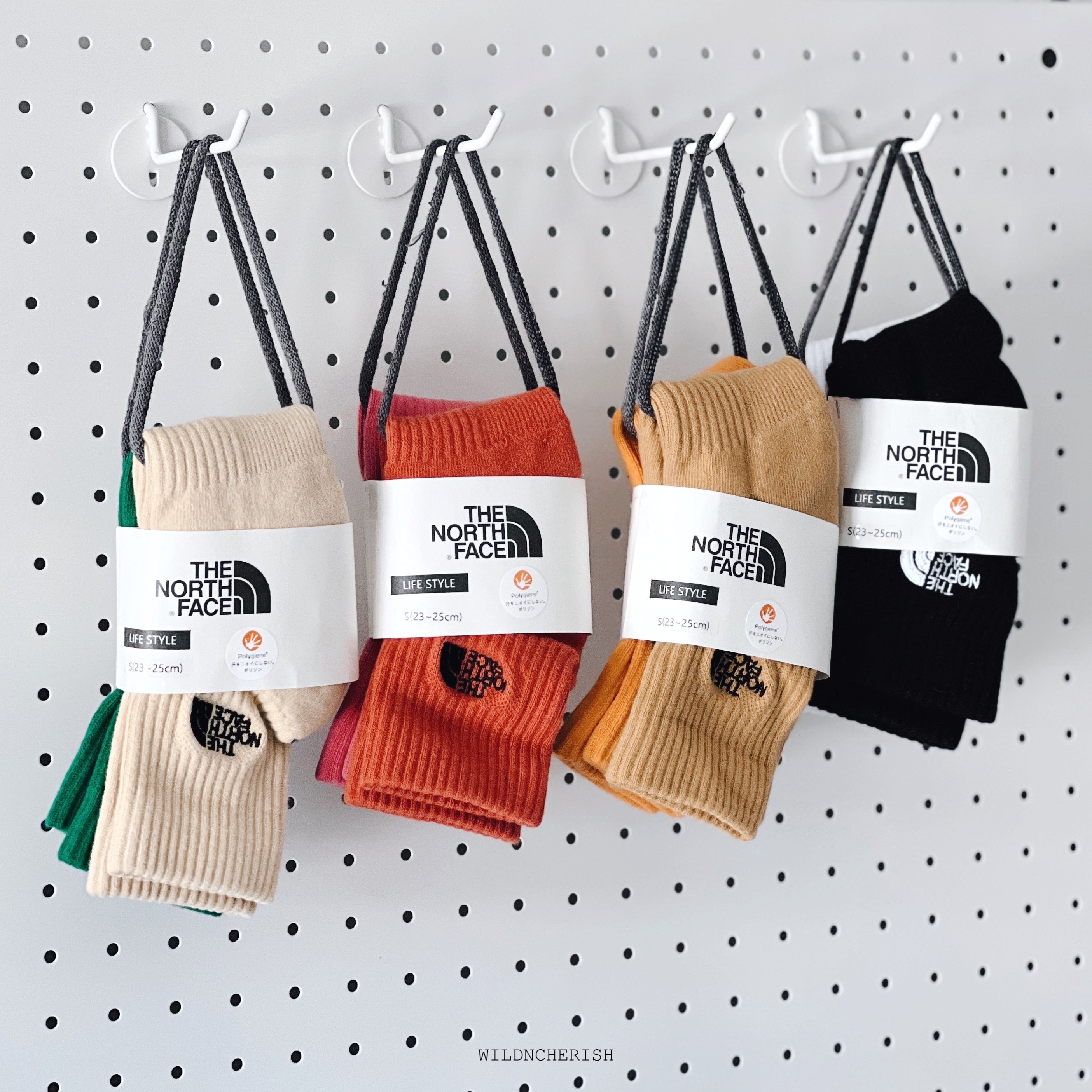 現貨 | The North Face Logo 2P Socks 彩色 短襪