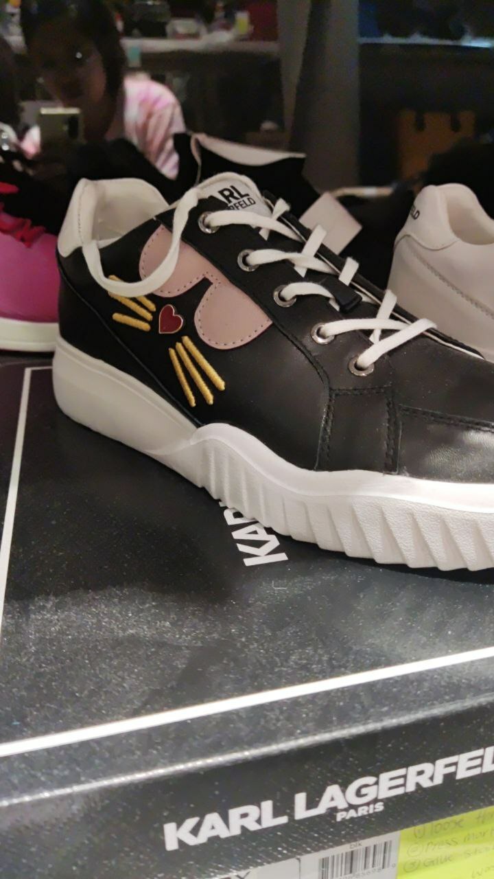 [Defect]Karl Lagerfeld Choupette KZL14438 Blk/Gold [FINAL SALE] 755406856989 Size 9 (SDF104)