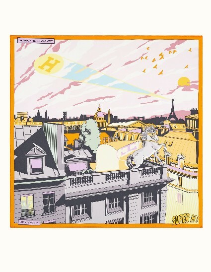 Scarf 100% soie 70 x 70cm