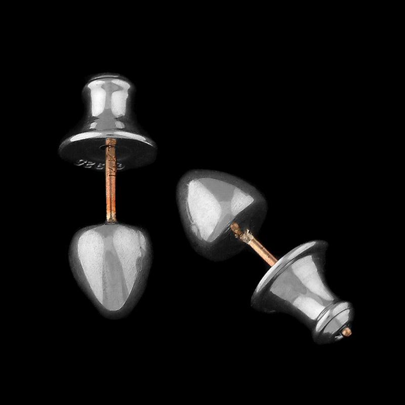 MF Silk Stud Earrings