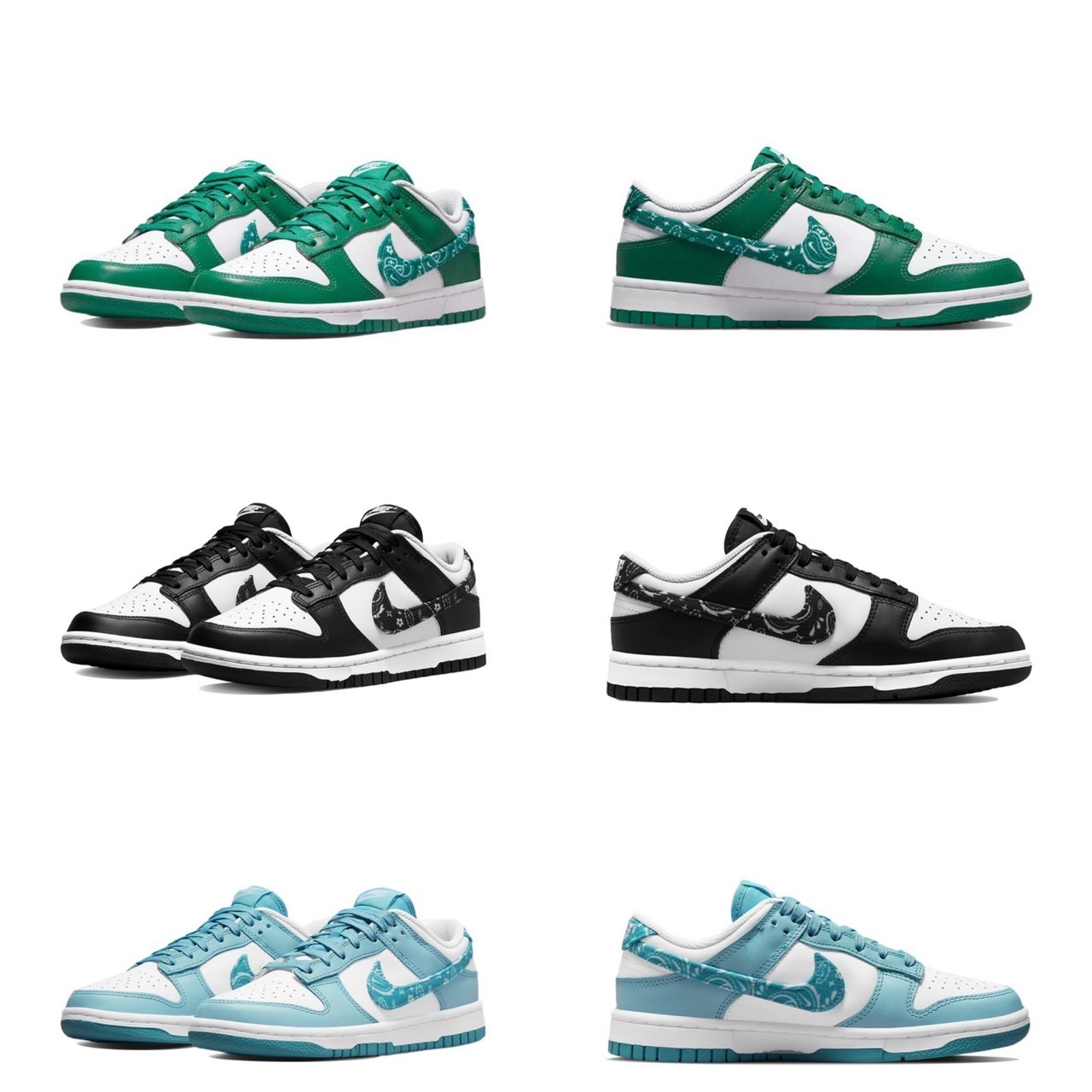 Nike Dunk Low "Paisley" 女款 變形蟲 低筒