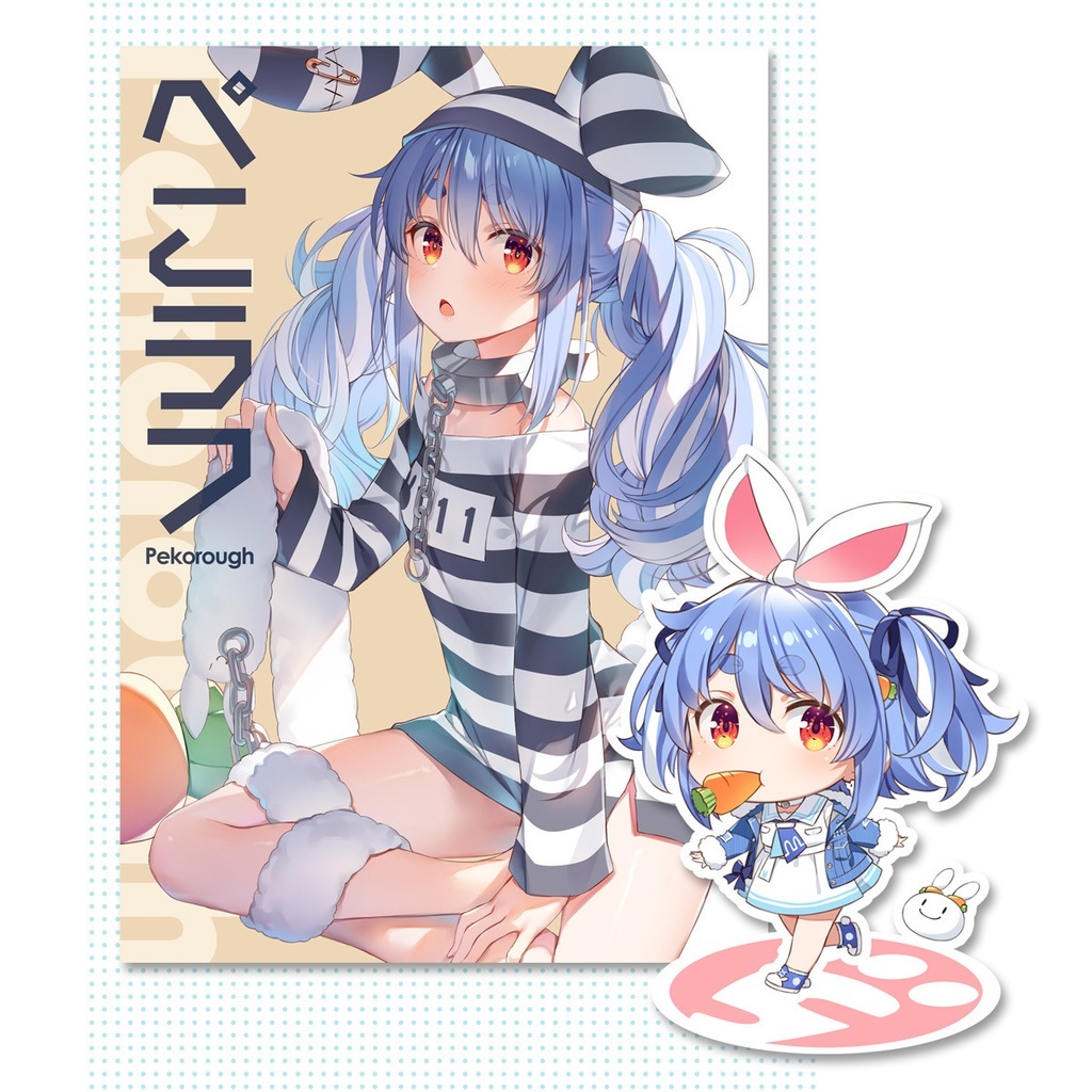 「同人代購」憂姫はぐれC100 Pekora  新刊折本「ぺこラフ」周邊