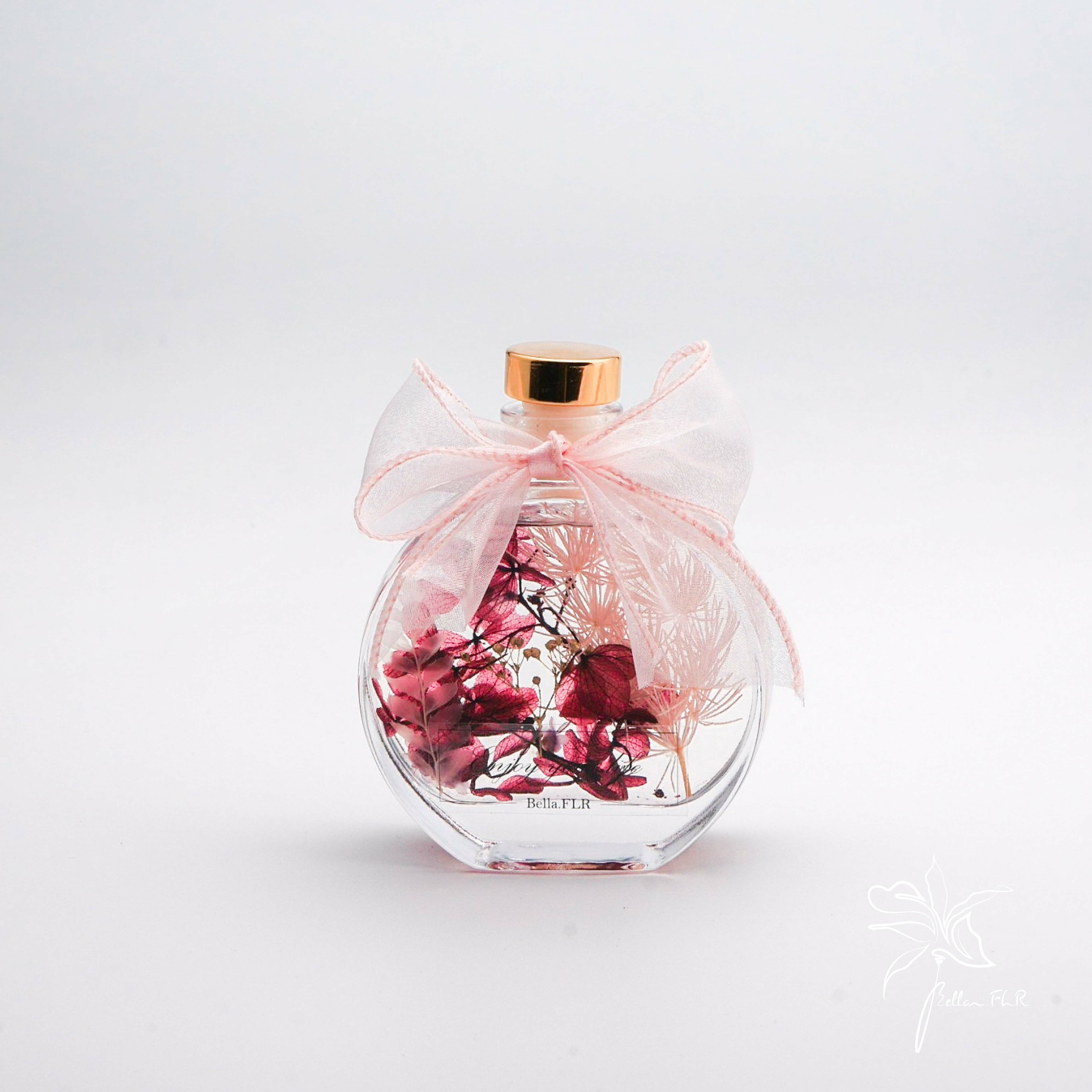 【瓶中花園】浮游花擴香瓶-100ml / 圓瓶款