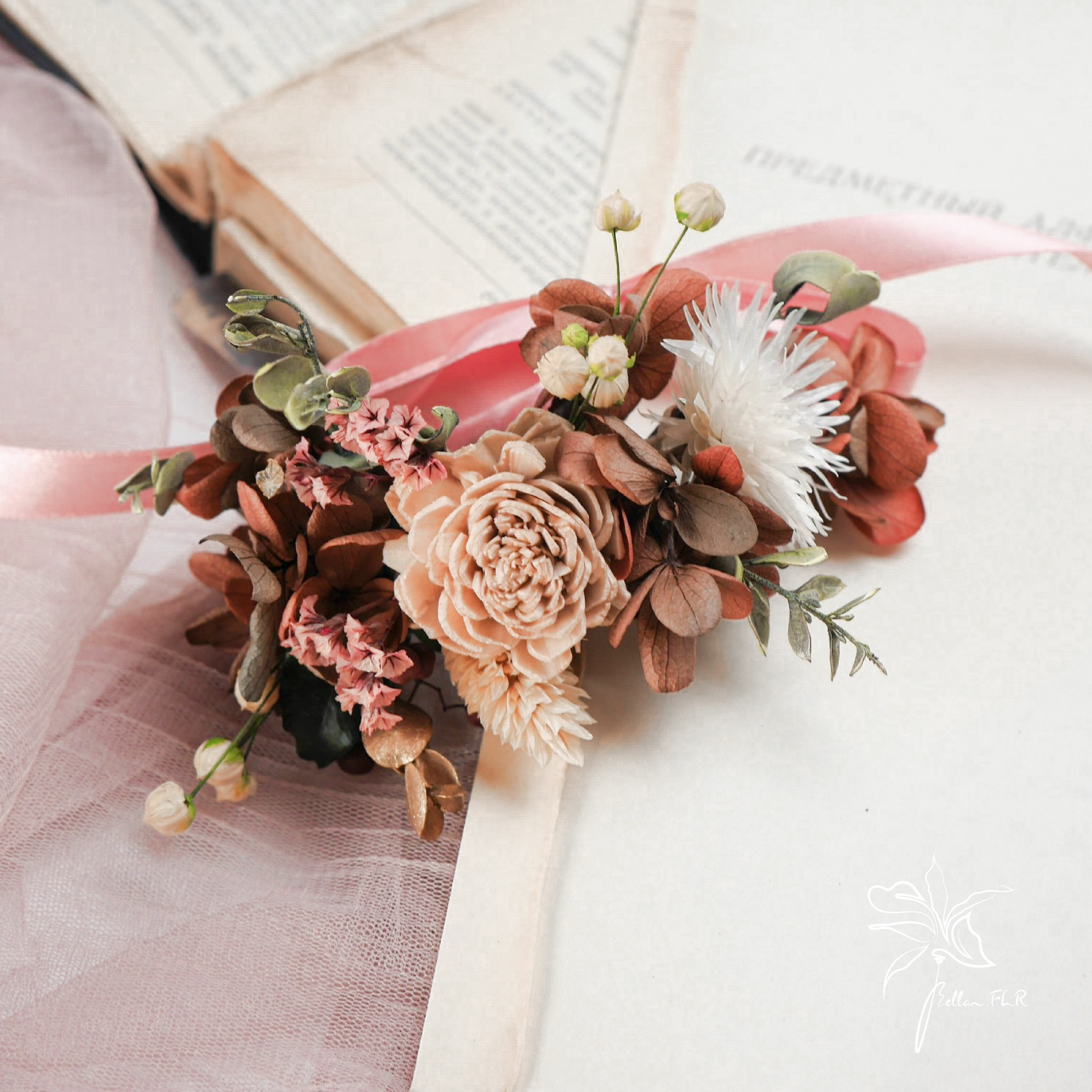 【桃色光年】乾燥手腕花