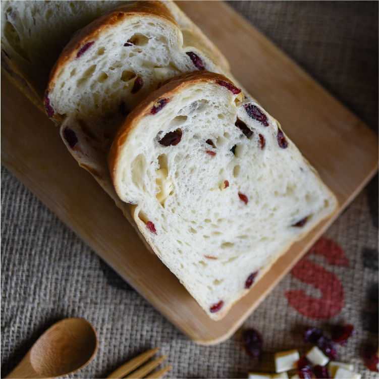 蔓越莓乳酪吐司【2/18週三出爐】