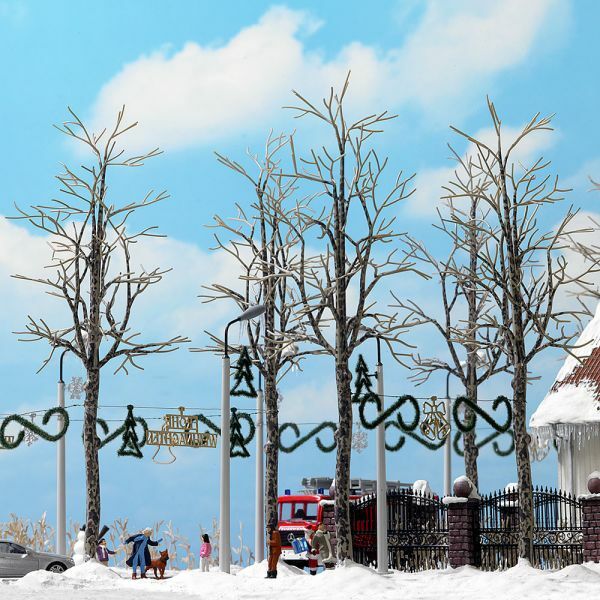 Busch 6158 HO規 4 Winter Trees 冬樹 2入