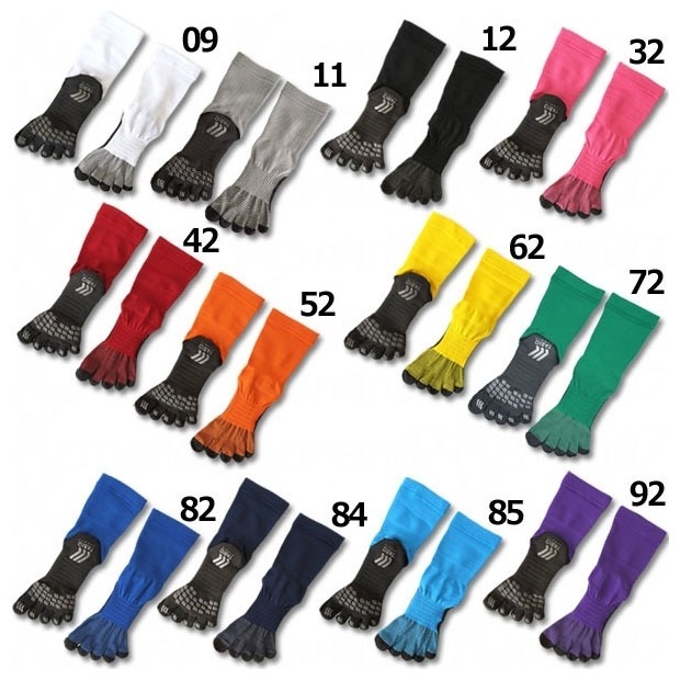 Tabio Sports 日本製 五指 防滑 足球襪