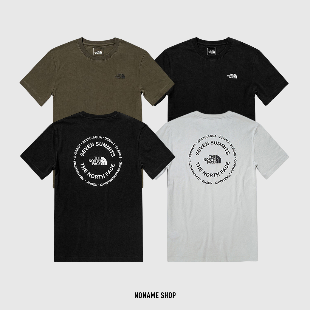 THE NORTH FACE TNF 北臉 七大高峰 文字 LOGO 三色 (男款)