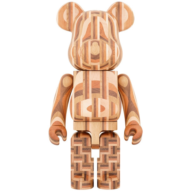 Preorder Bearbrick カリモク寄木2nd 1000％