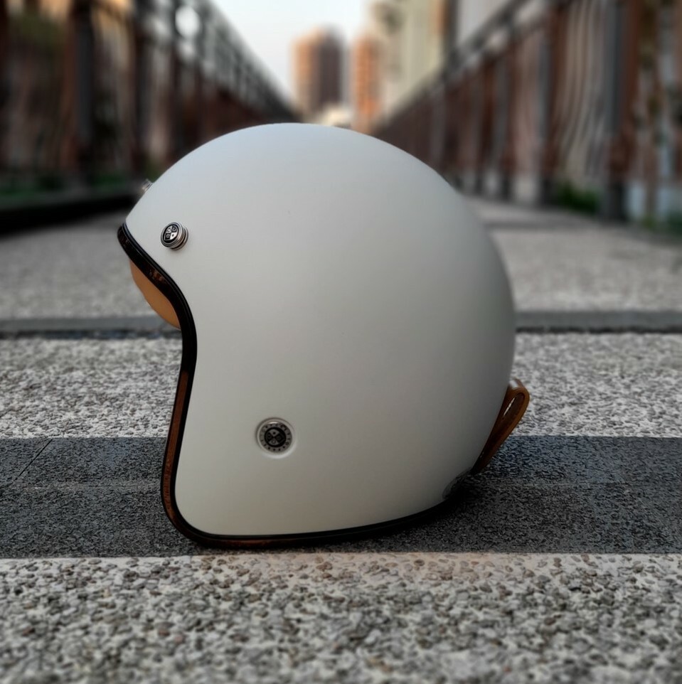 PARETTO FLICKA 芙莉卡 素色 消光米杏 復古帽 3/4罩安全帽