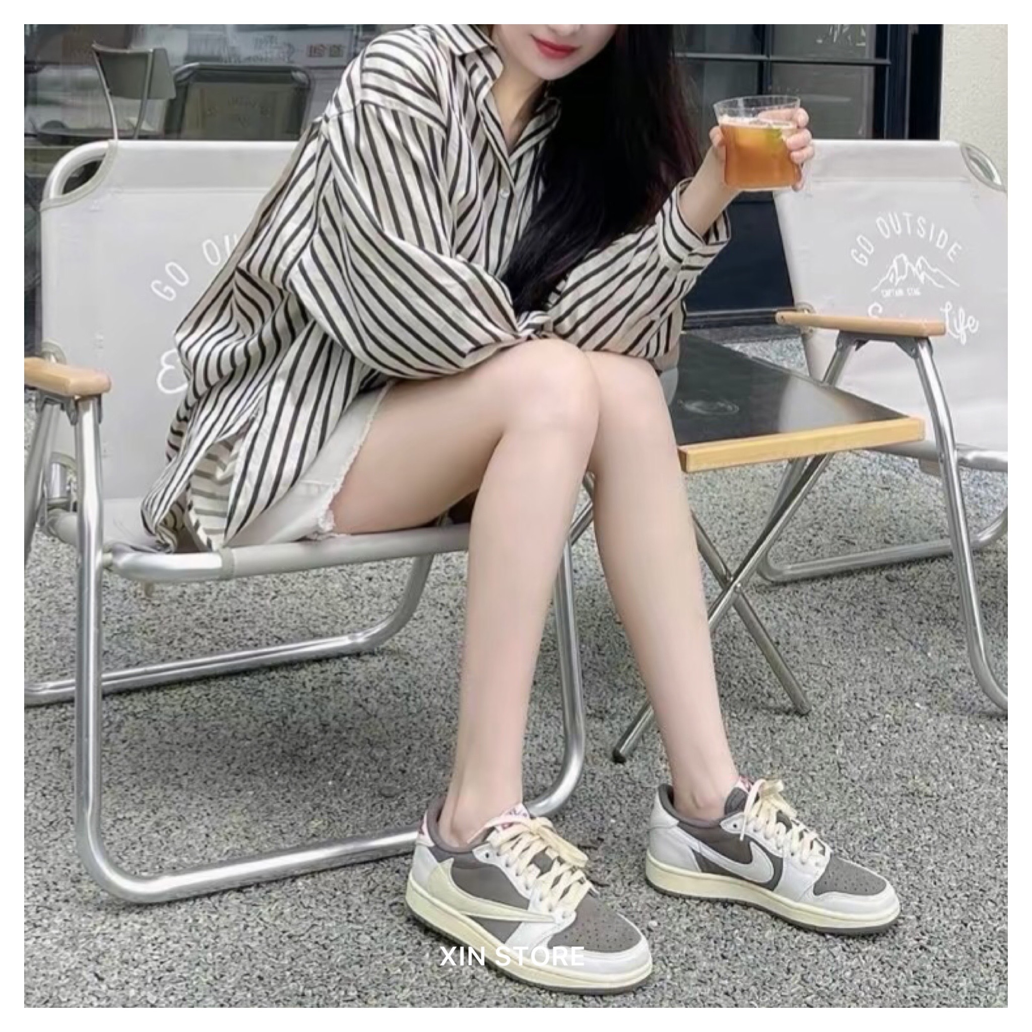 Nike Air Jordan 1 Low x Travis Scott  Reverse Mocha 倒勾 摩卡