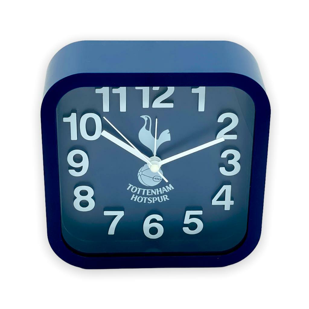 熱刺深藍色正方形鬧鐘