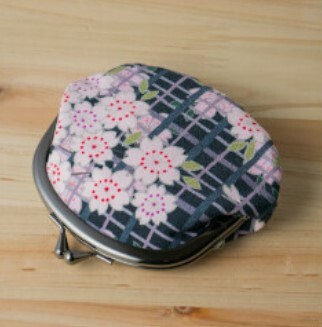 日式和風櫻花散紙包 (黑色) (日本製)