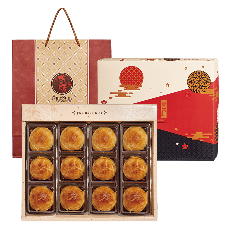 🌙酥皮蛋黃酥12入