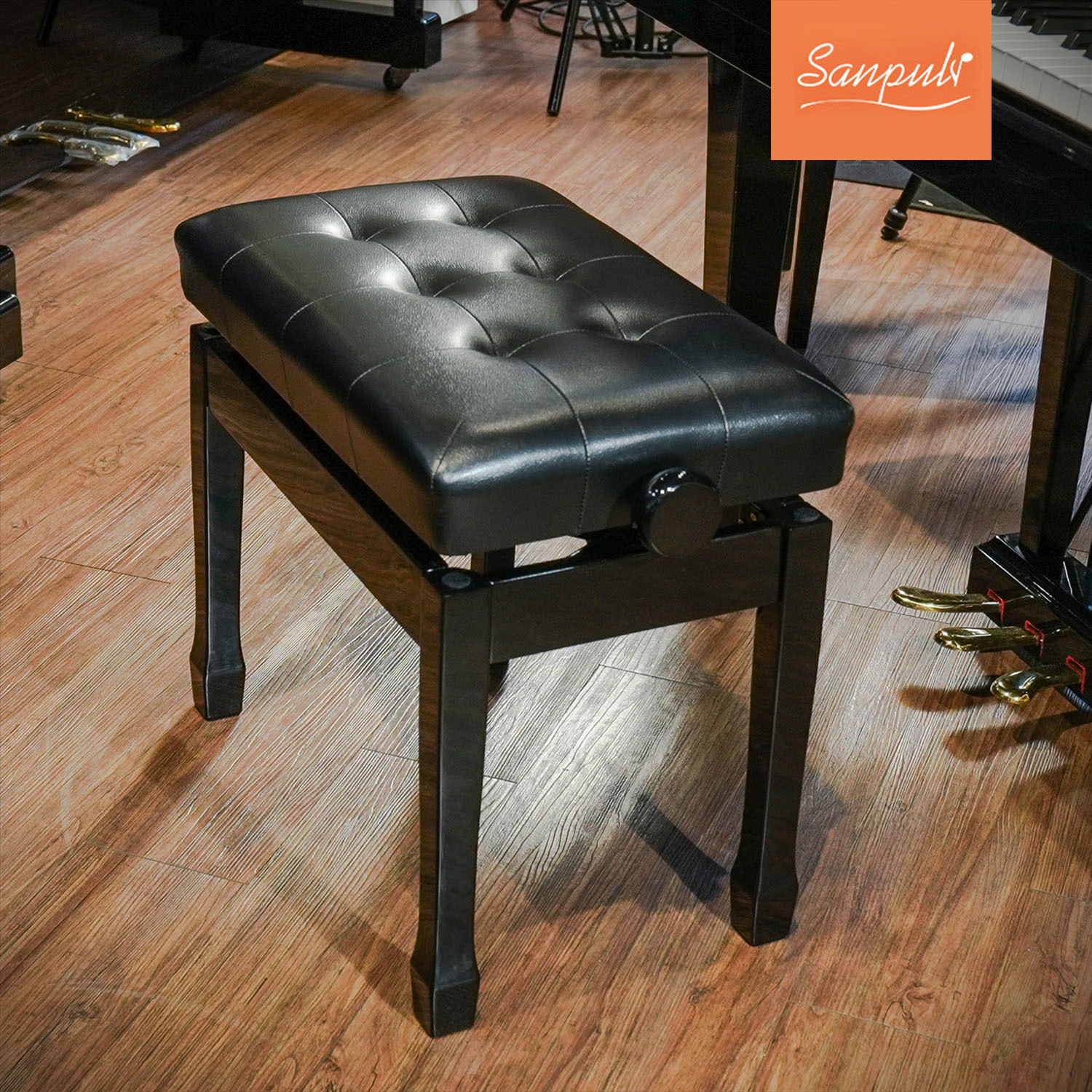 Sanpuli 106 高雅鋼琴椅 可微調升降琴椅