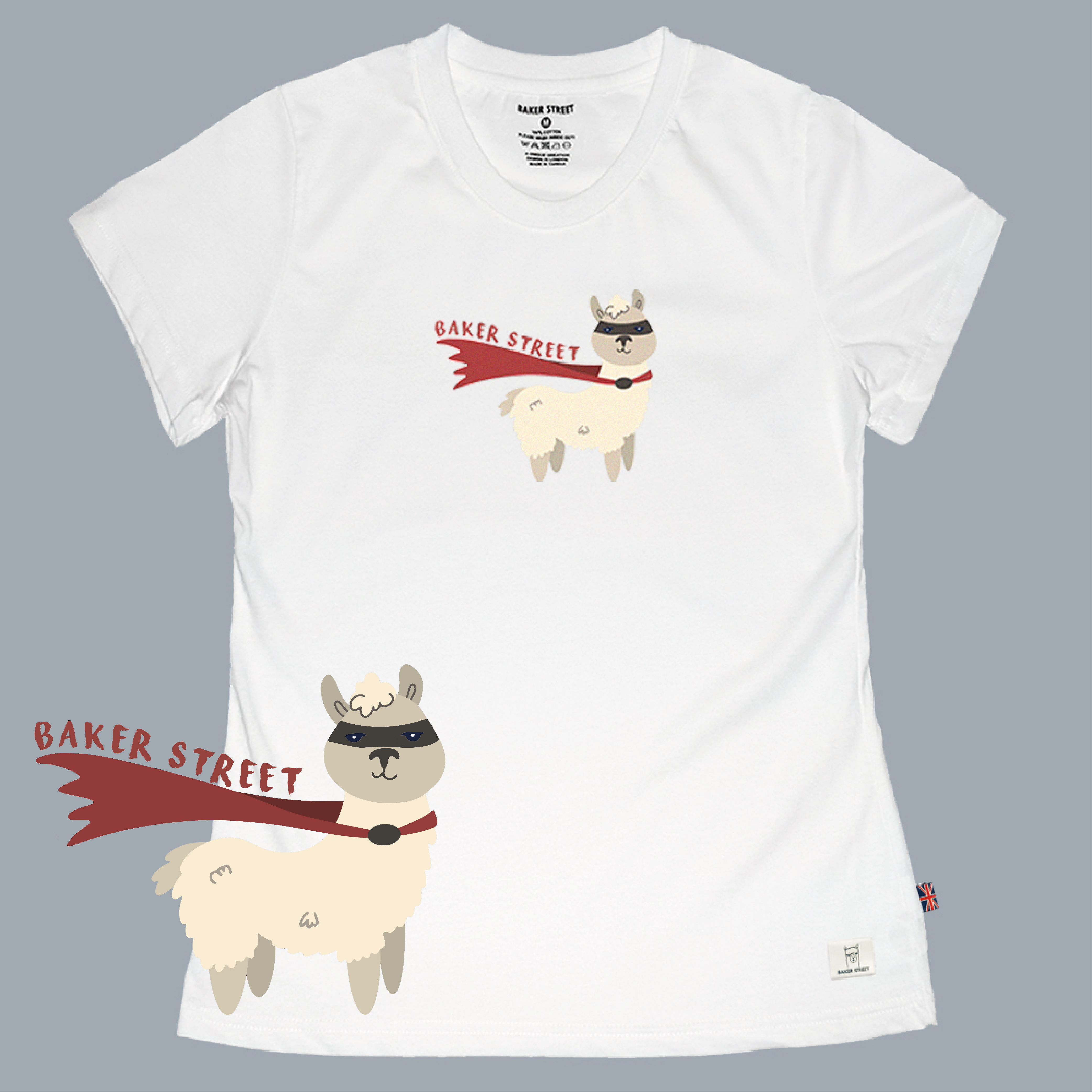 Masked Alpaca 蒙面駝女版短T