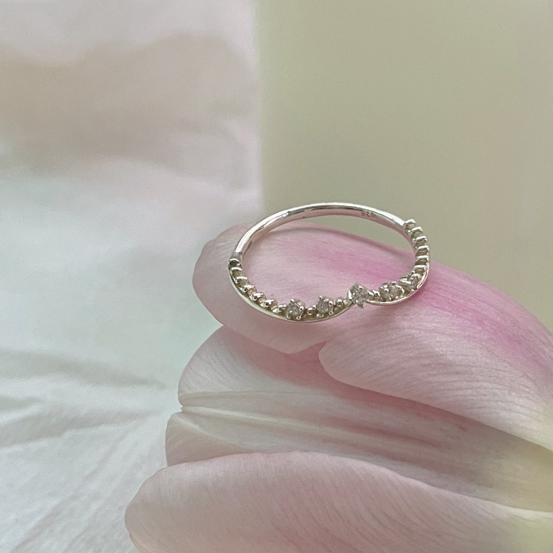 925 silver-Tiara Ring